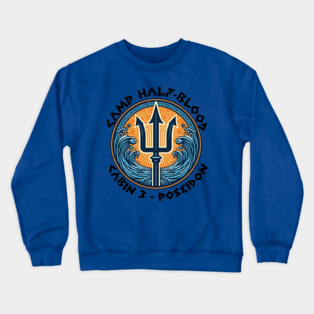 Cabin 3 Poseidon V9 Crewneck Sweatshirt by whatyouareisbeautiful